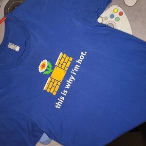 Blue Graphic T-Shirt with Fun Print